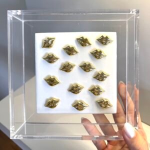 Caixa de Acrílico Boquinhas | Arte Contemporânea
