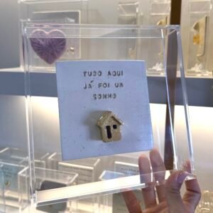 Caixa Decorativa em Acrílico Cristal | Tudo Aqui Já Foi Um Sonho 19x19x4