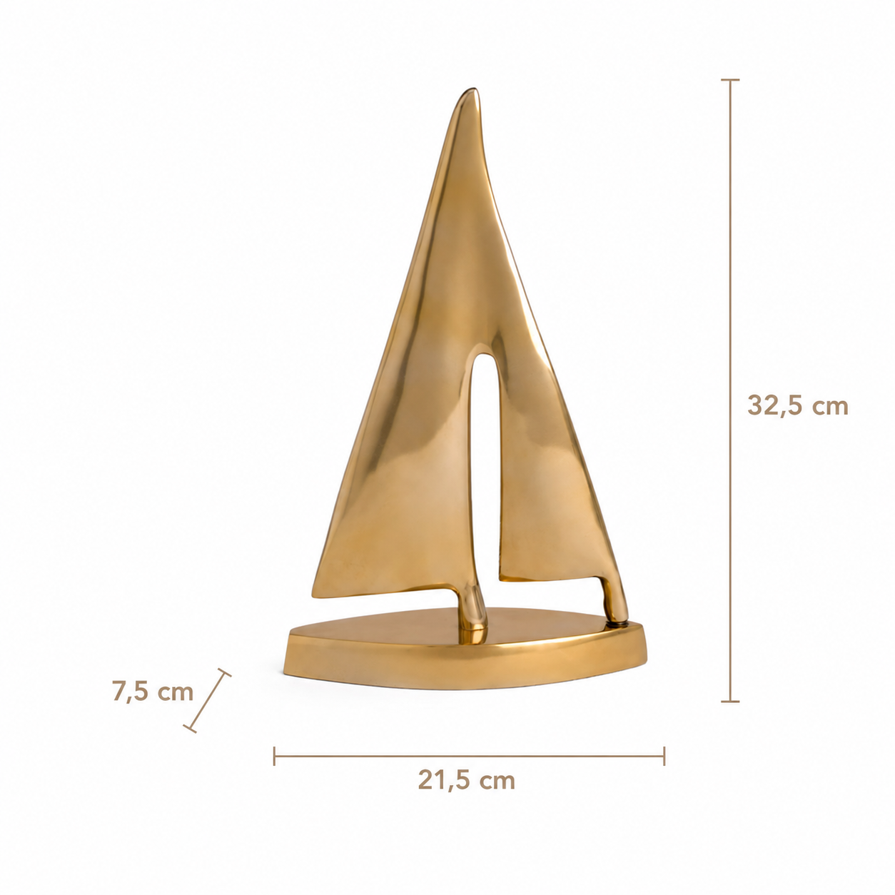 ESCULTURA BARCO EM METAL - Imagem 4
