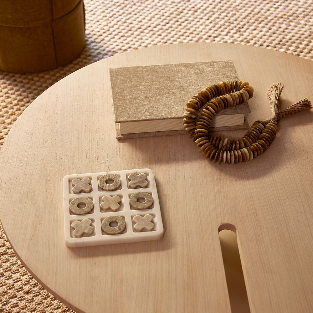 Caixa Livro Decorativo em Veludo e MDF – Conjunto com 2 Peças Bege - Imagem 2