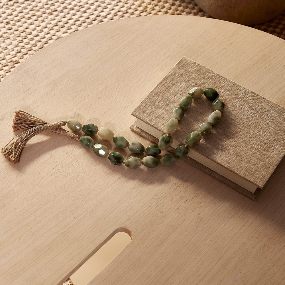 Caixa Livro Decorativo em Veludo e MDF – Conjunto com 2 Peças Bege - Imagem 7