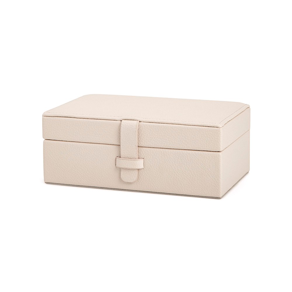 Kit Caixas Decorativas em MDF Revestidas em PU Off White – 2 Peças - Imagem 3